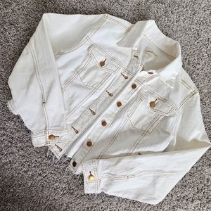 White Jean Jacket